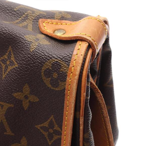 LOUIS VUITTON Brown Monogram Leather Shoulder Bag - Picture 8 of 15